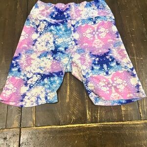 Tie dye shorts